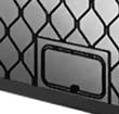 Port hole in Diamond security window